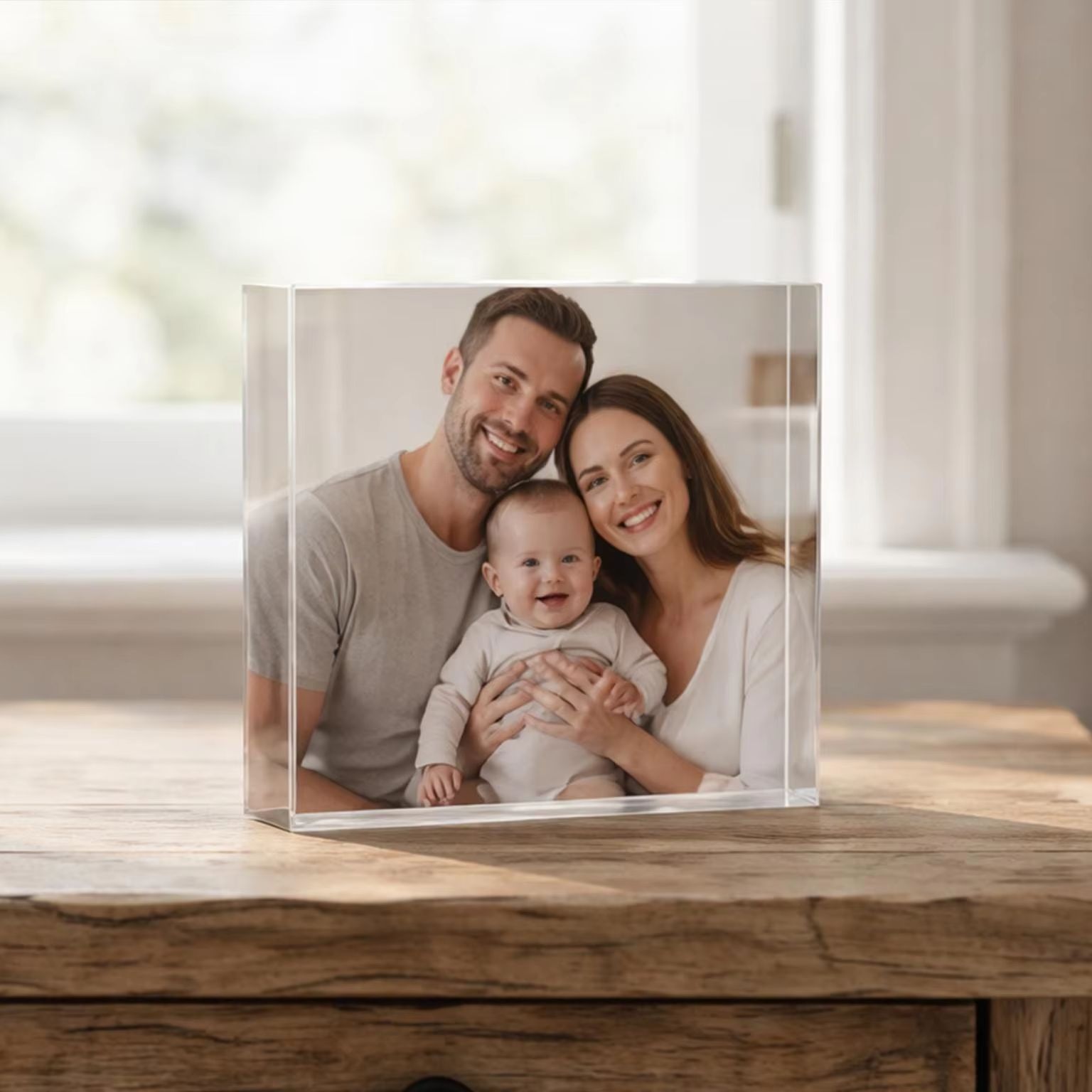 Photo Acrylic Block - Bloque de Fotos de Amistad Personalizado,