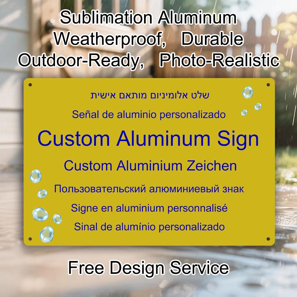 Photo Acrylic Block - Placa Aluminio Personalizada Foto Impermeable Jardín/Interior