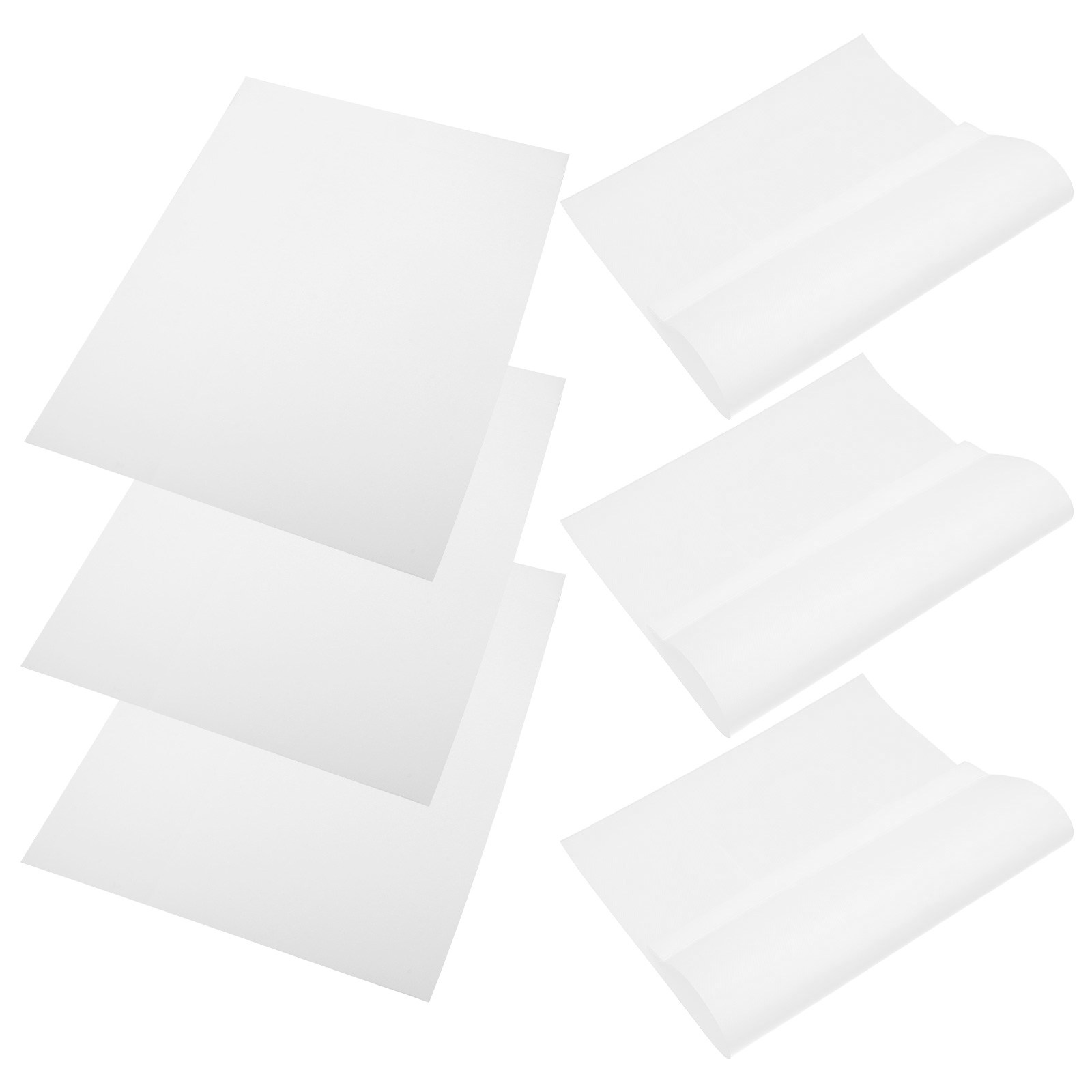 Yard Sign Blank - 6 Banderas de Jardín Blancas Sólidas,