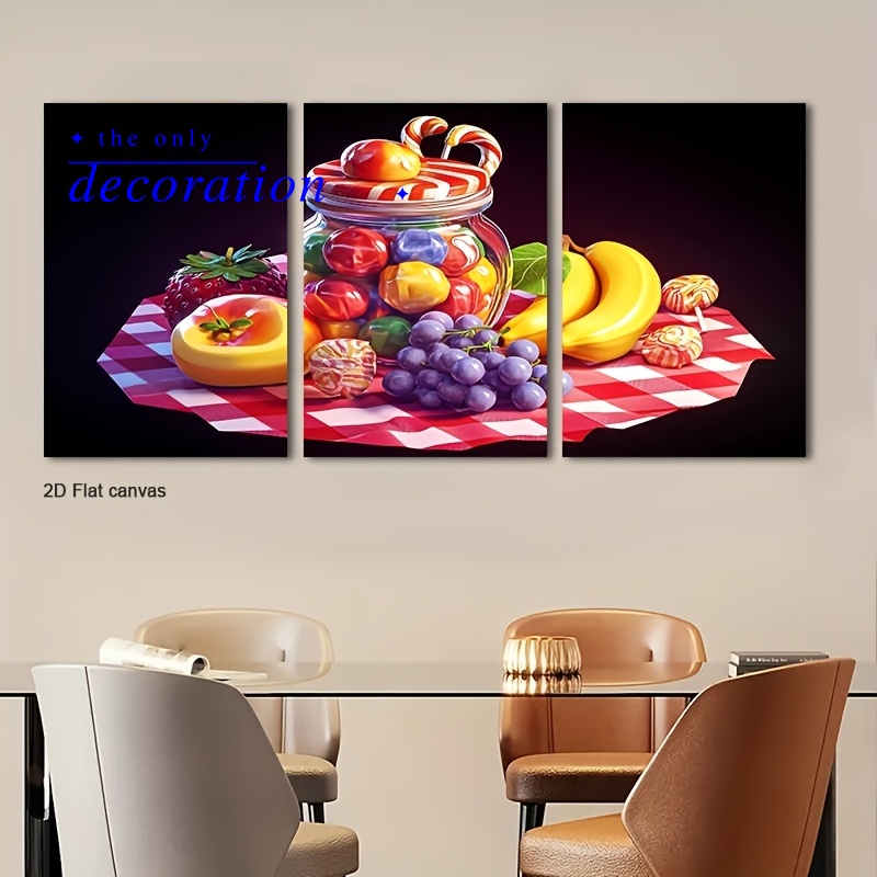 Canvas Wrap Ready - Juego de 3 Cuadros Decorativos con