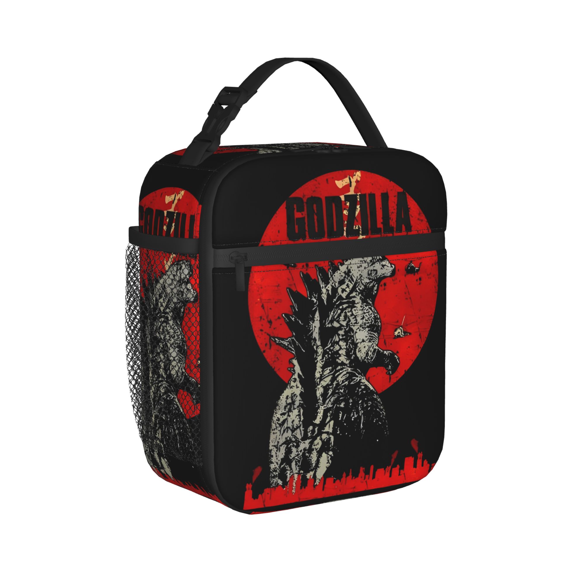 Tote Bag Sublimation - Bolsa Térmica para Almuerzo Godzillaed, Bolsa