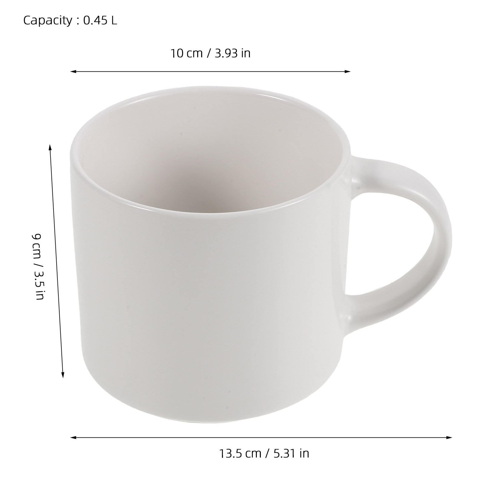 Taza de Café de Cerámica Blanc - Sublimation Mug White reseña y precio