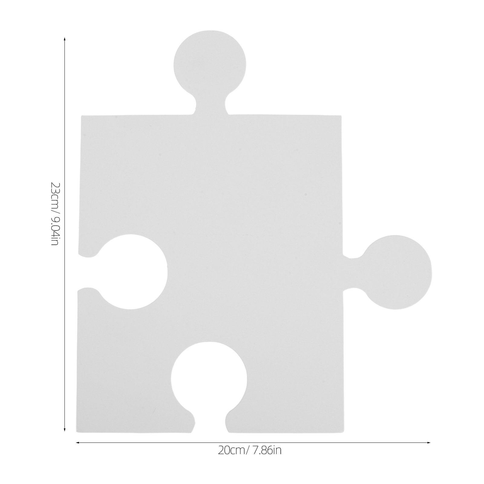 60 Piezas Grandes de Rompecabe - Puzzle Blank White reseña y precio